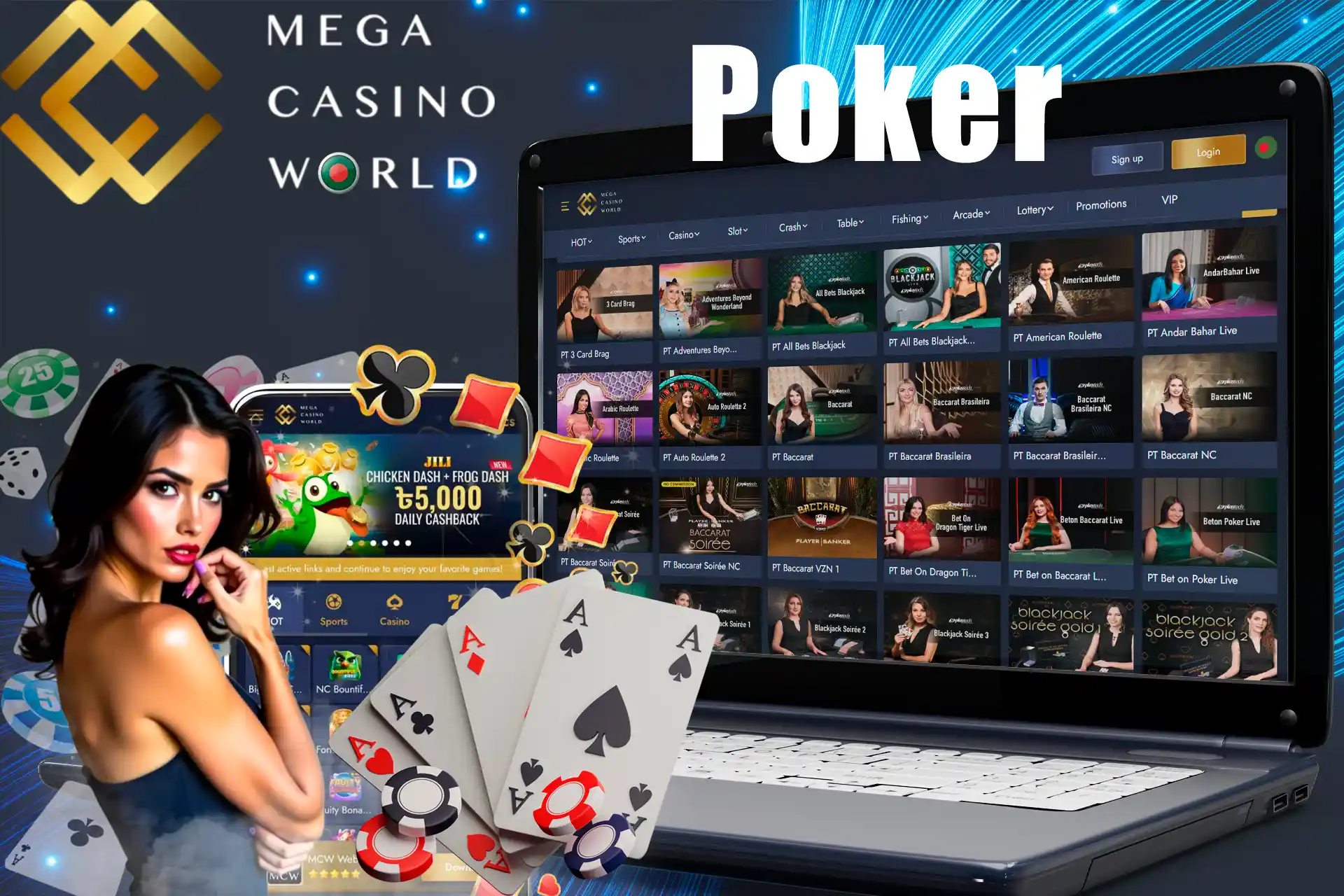 MCW specializes in poker