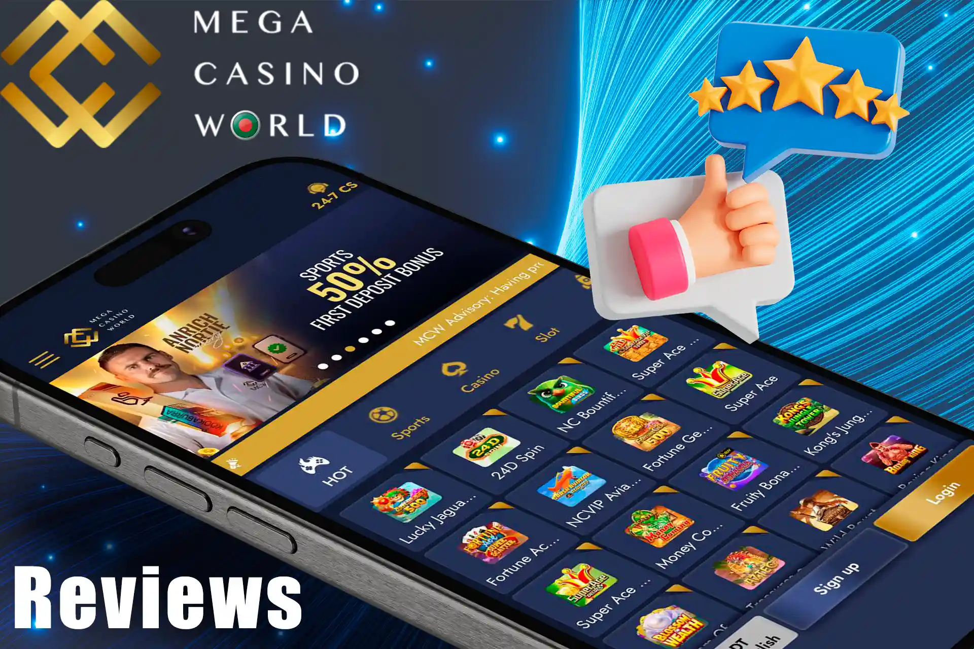 Read player reviews of MCW Casino